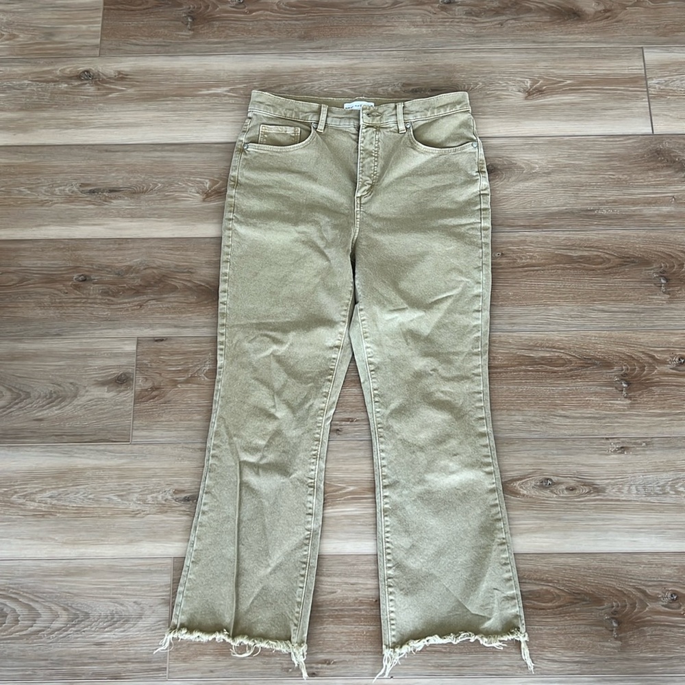 Loft khaki denim pants
